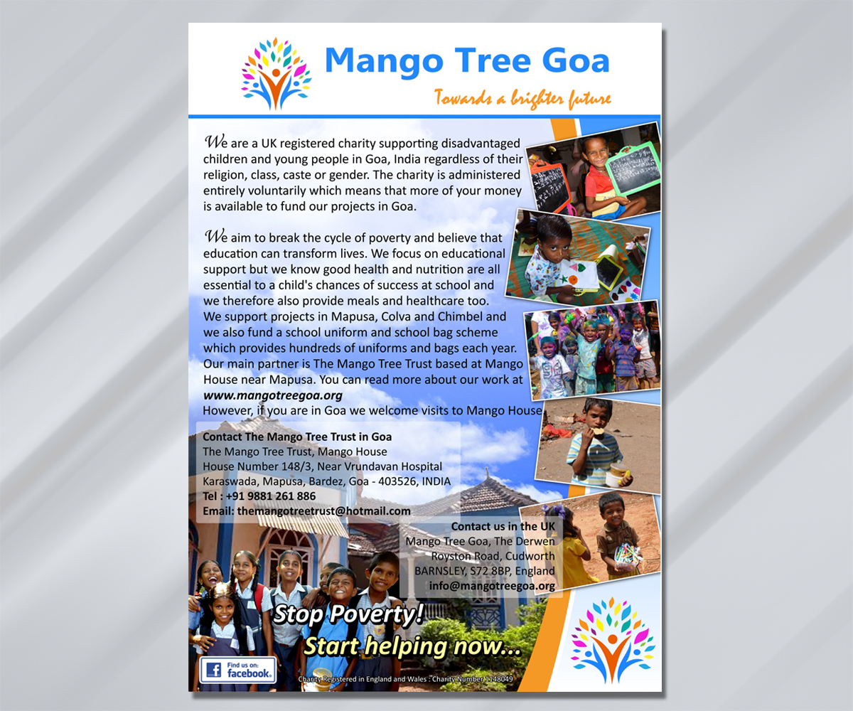 Design de Flyer par dharlan pour mango Tree Goa | Design #1699457