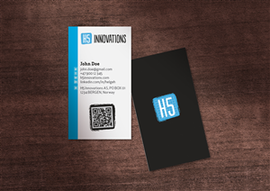 Business Card Design by Gilt 600 for H5 Innovations | Design: #1690659