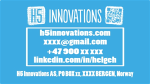 Business Card Design by zip for H5 Innovations | Design: #1678514