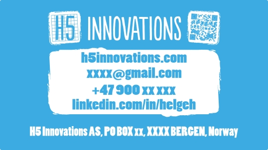 Visitenkarten-Design von zip für H5 Innovations | Design #1678609