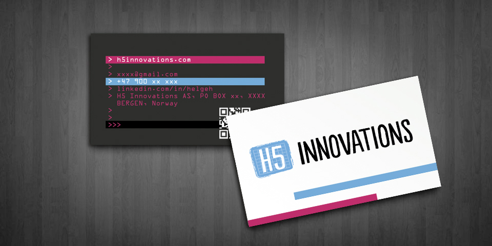 Business Card Design by silviaer for H5 Innovations | Design #1686790