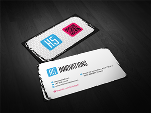 Business Card Design by diRtY.EMM for H5 Innovations | Design: #1687668