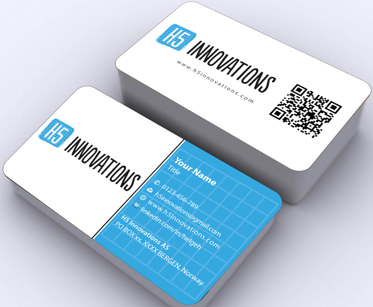 Business Card Design by Sbss for H5 Innovations | Design #1681276