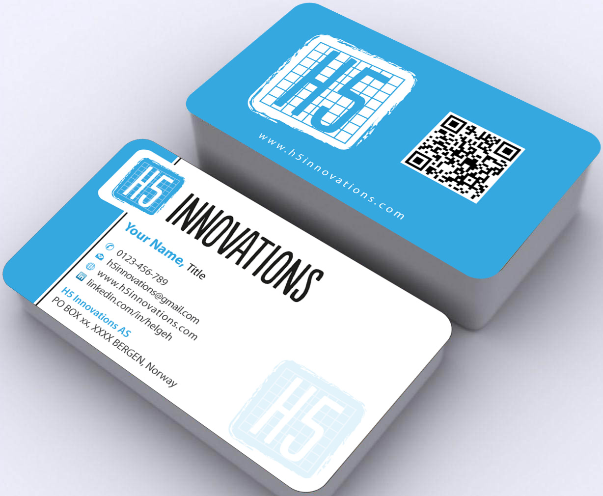 Business Card Design by Sbss for H5 Innovations | Design #1681279