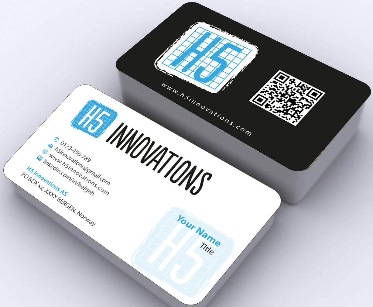 Business Card Design by Sbss for H5 Innovations | Design #1681282