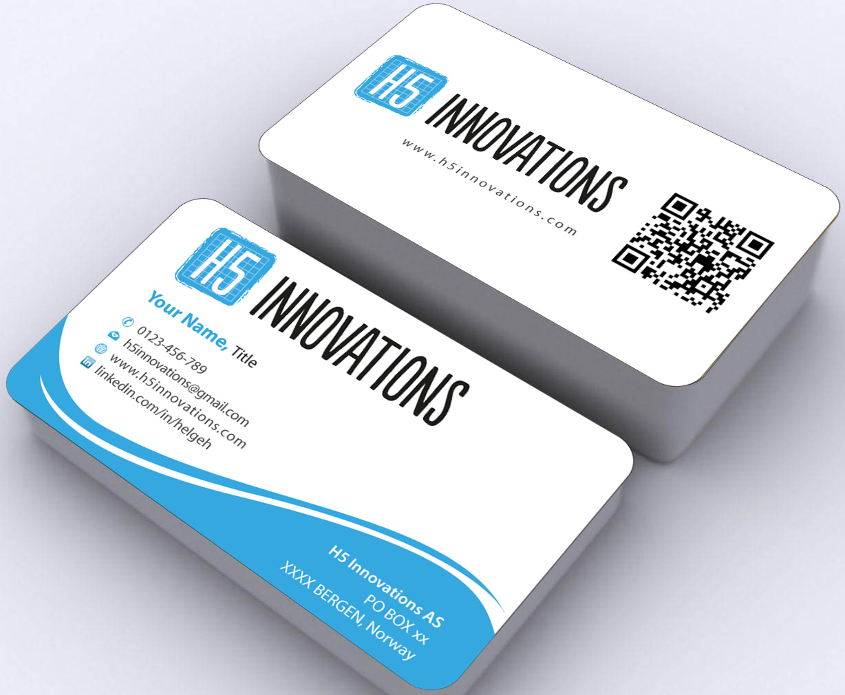 Visitenkarten-Design von Sbss für H5 Innovations | Design #1681284