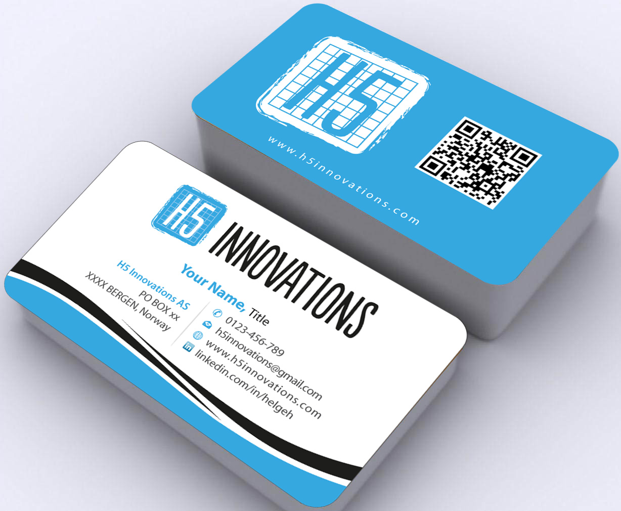 Business Card Design by Sbss for H5 Innovations | Design #1681296