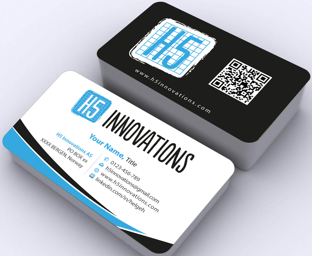 Business Card Design by Sbss for H5 Innovations | Design #1681325
