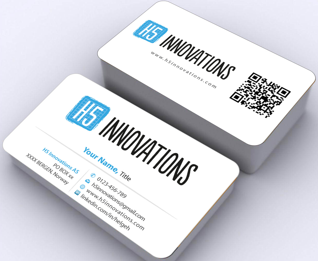 Visitenkarten-Design von Sbss für H5 Innovations | Design #1681328