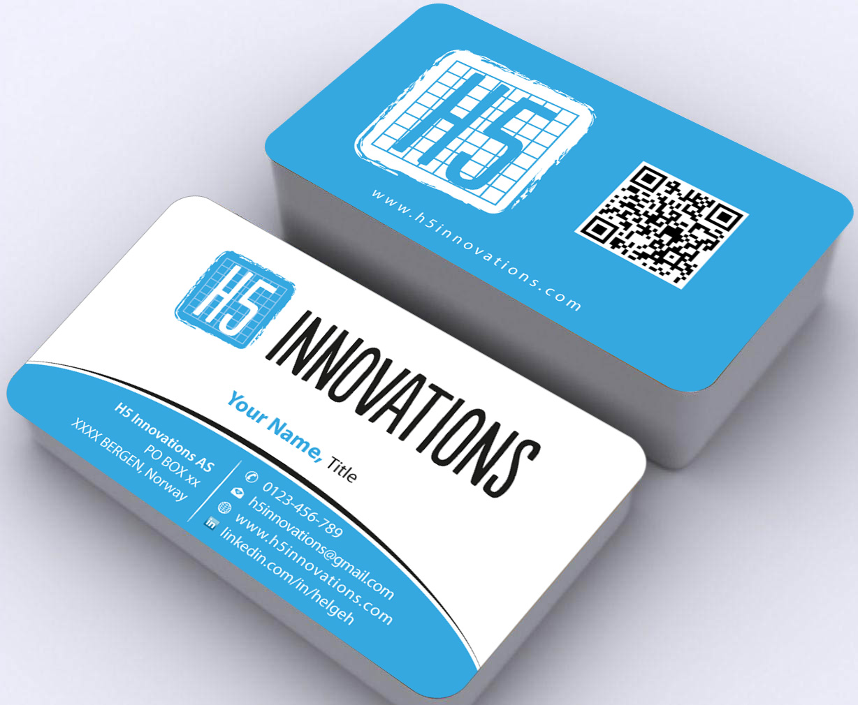Business Card Design by Sbss for H5 Innovations | Design #1681329
