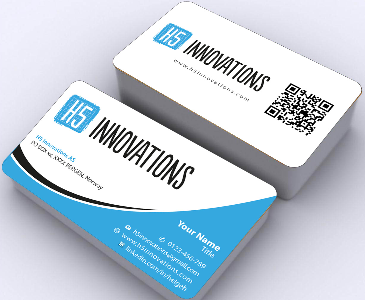 Business Card Design by Sbss for H5 Innovations | Design #1681341