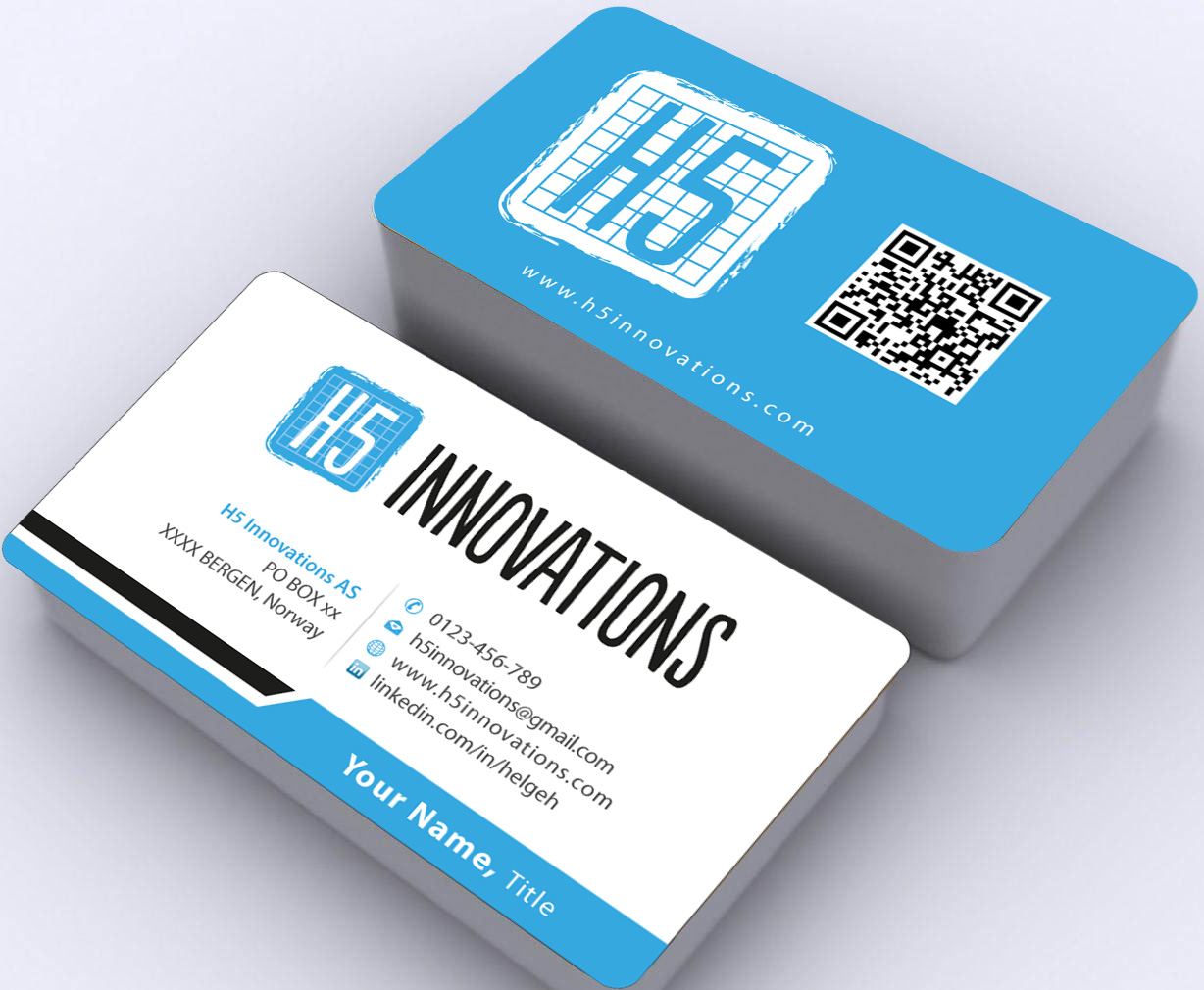Business Card Design by Sbss for H5 Innovations | Design #1681343