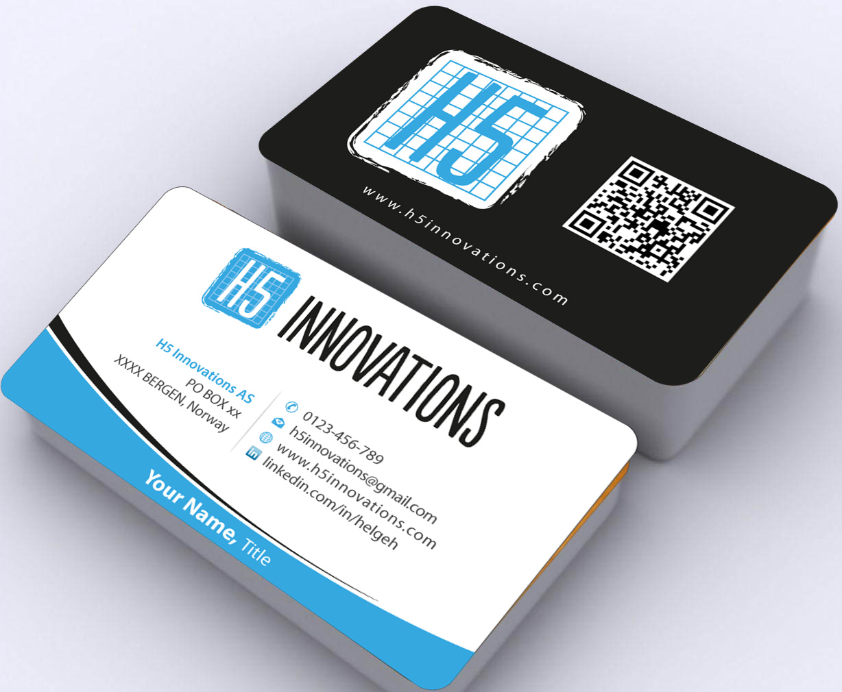 Visitenkarten-Design von Sbss für H5 Innovations | Design #1681344