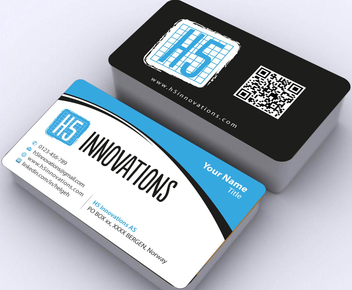 Visitenkarten-Design von Sbss für H5 Innovations | Design #1681346