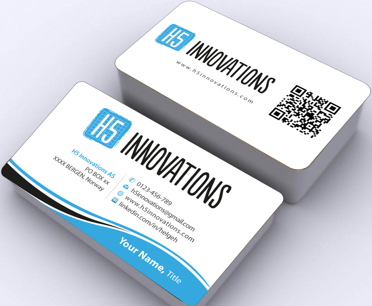 Business Card Design by Sbss for H5 Innovations | Design #1681350