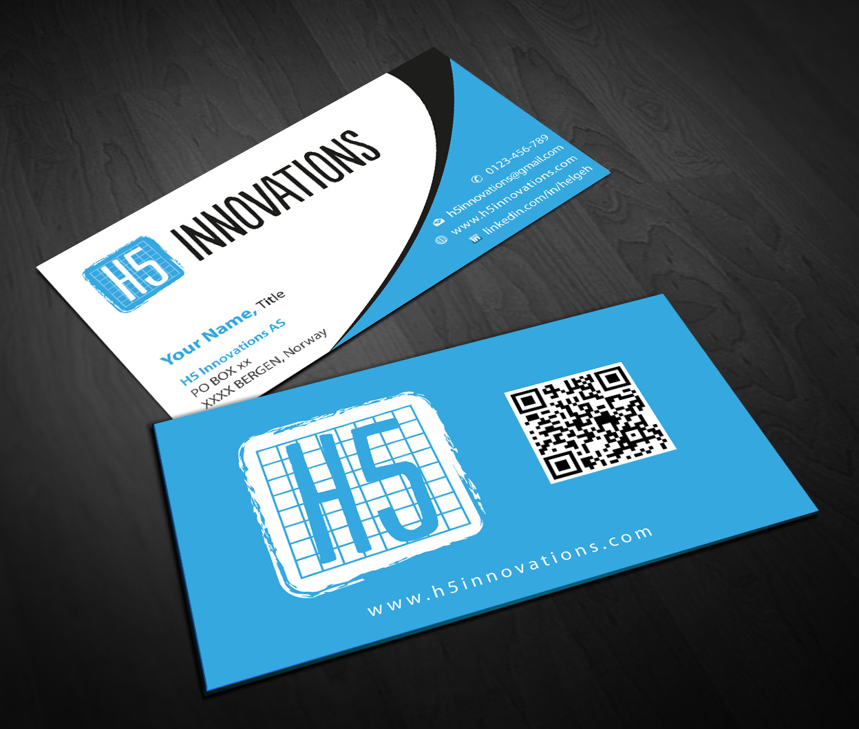 Business Card Design by Sbss for H5 Innovations | Design #1681351