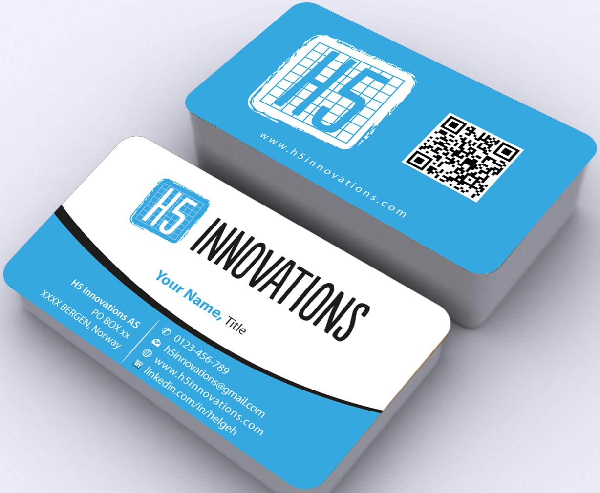 Business Card Design by Sbss for H5 Innovations | Design #1681356