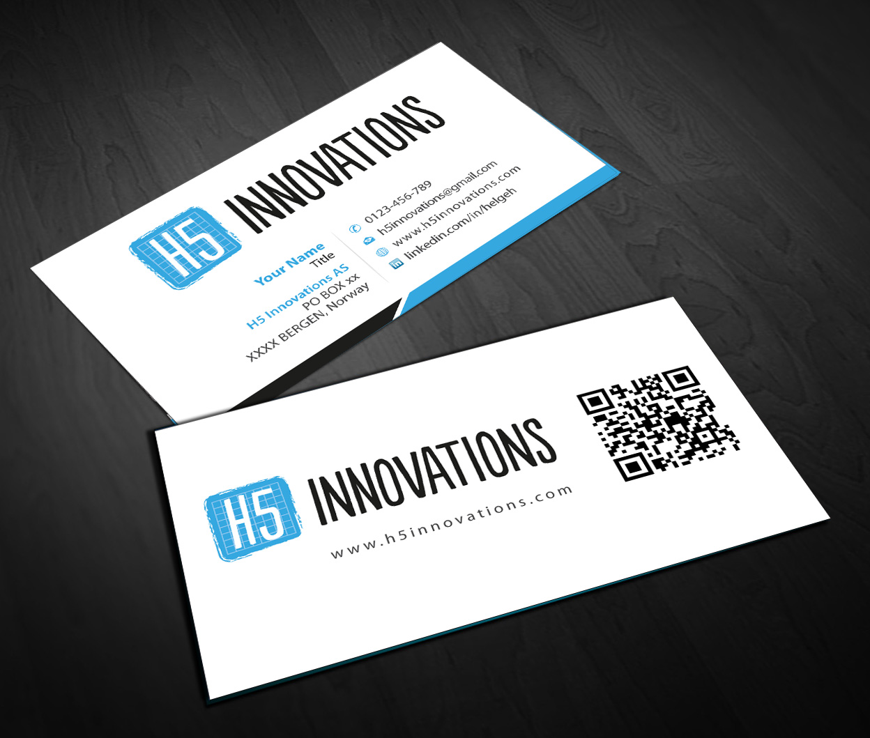 Business Card Design by Sbss for H5 Innovations | Design #1681376