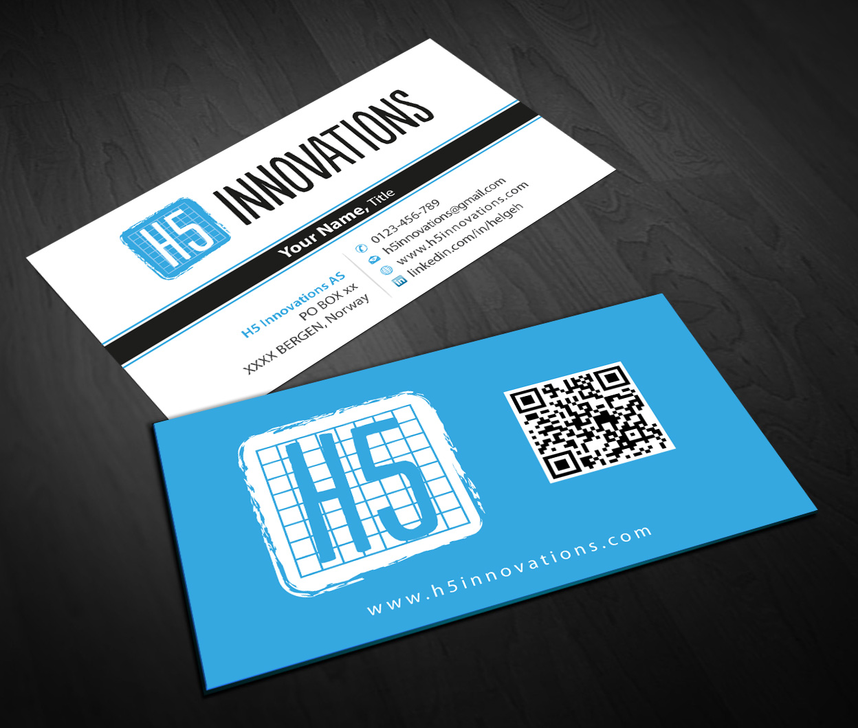 Business Card Design by Sbss for H5 Innovations | Design #1681380
