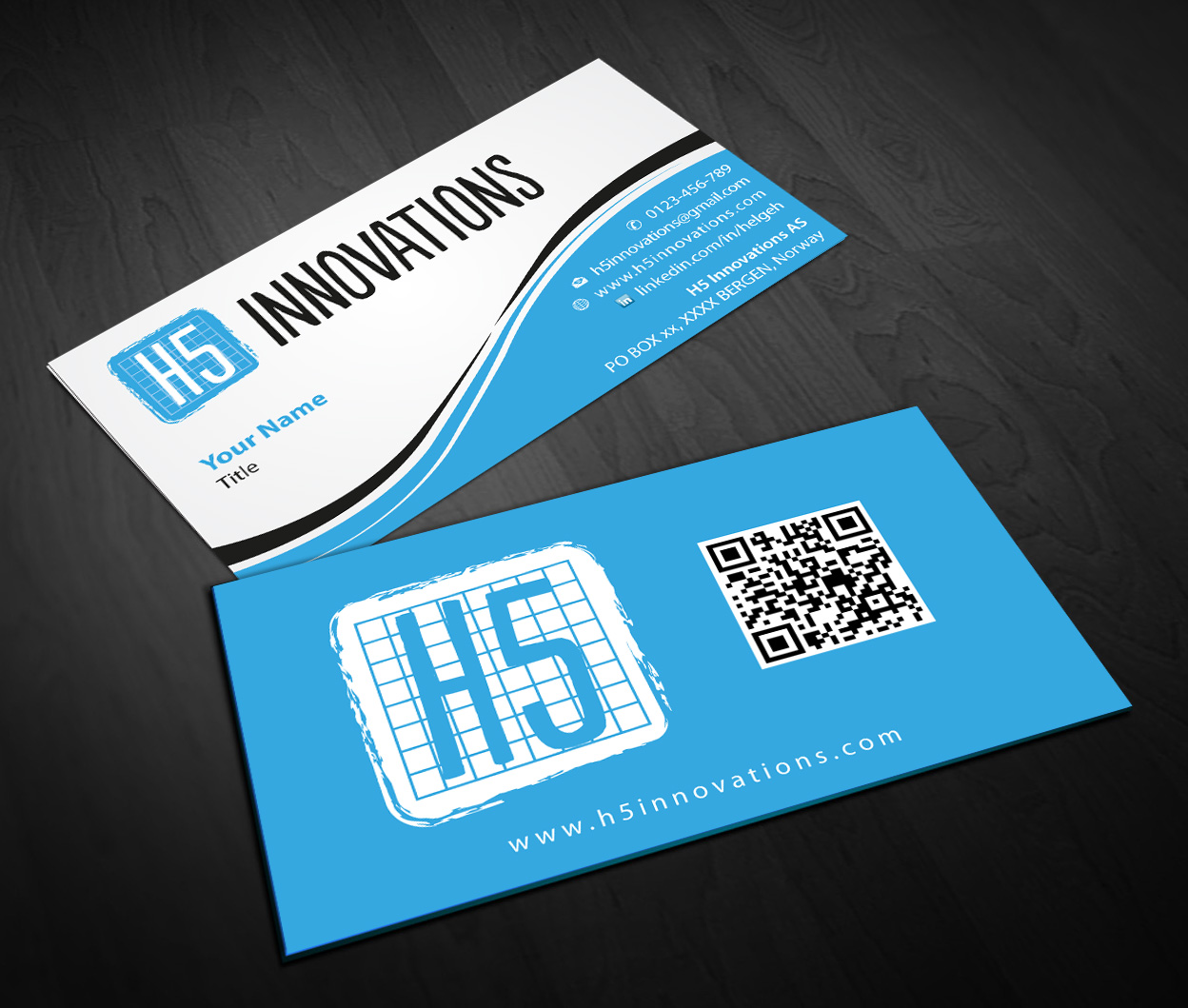 Business Card Design by Sbss for H5 Innovations | Design #1681389