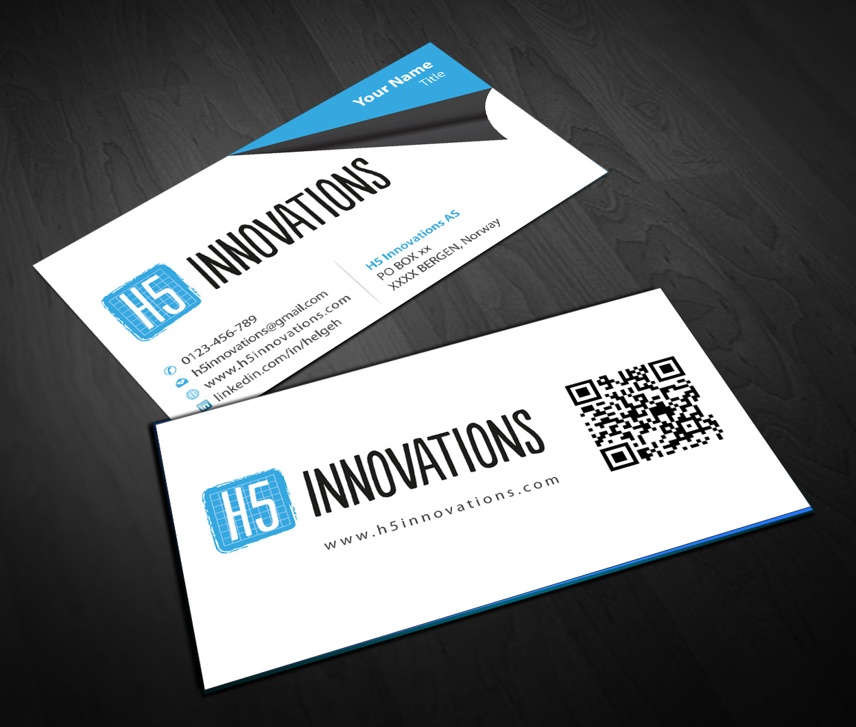 Business Card Design by Sbss for H5 Innovations | Design #1681394