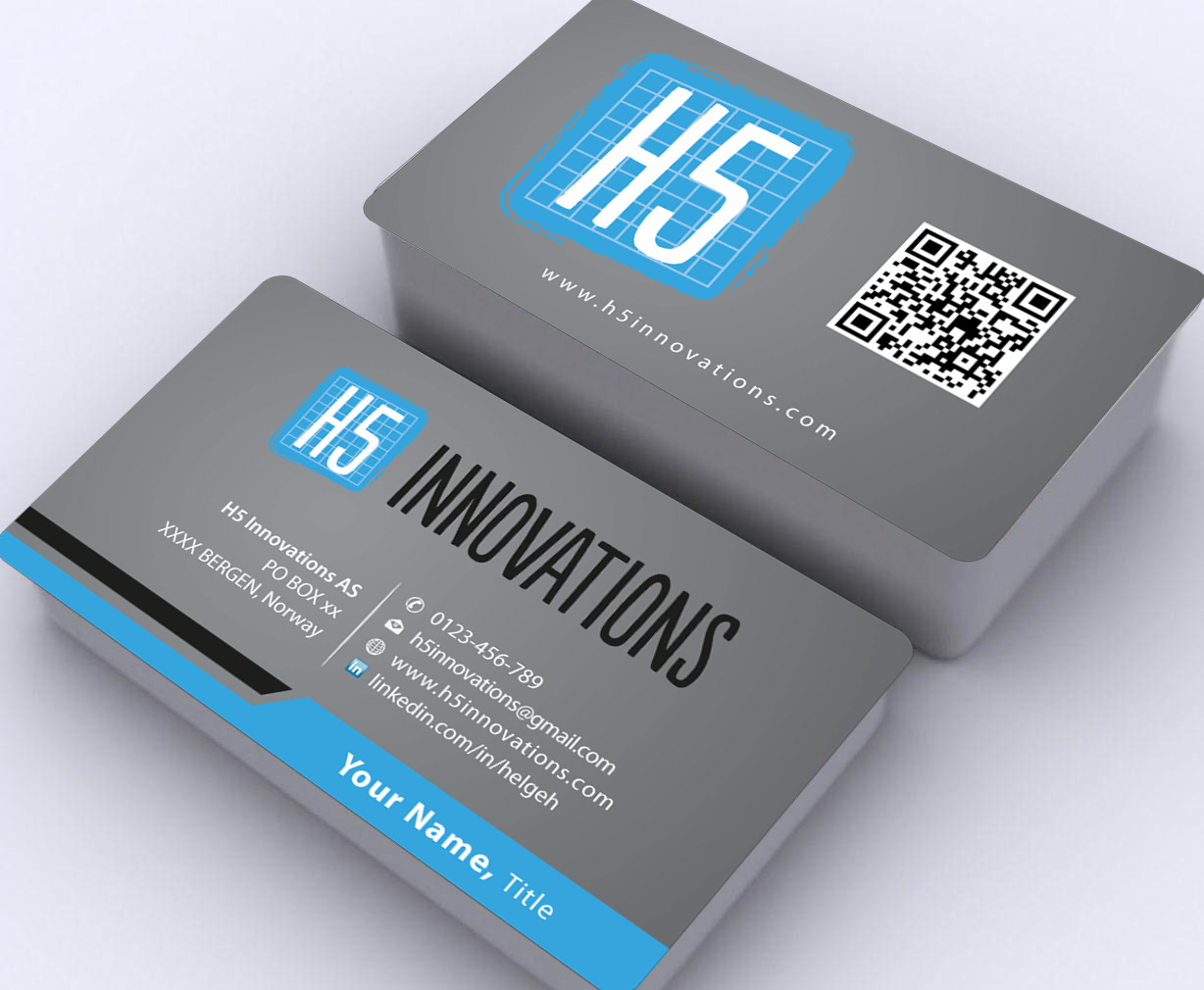 Business Card Design by Sbss for H5 Innovations | Design #1681409