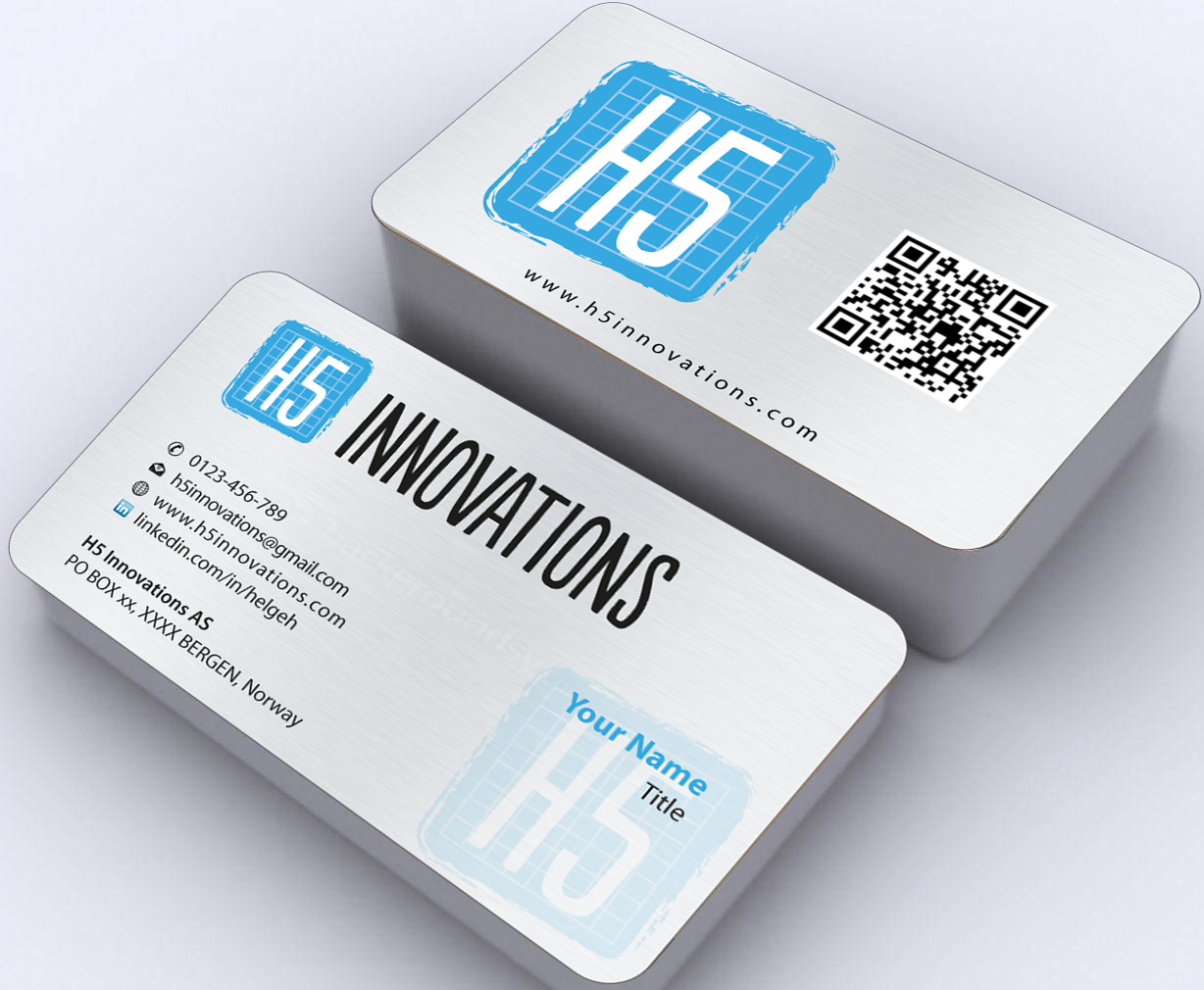 Business Card Design by Sbss for H5 Innovations | Design #1681410