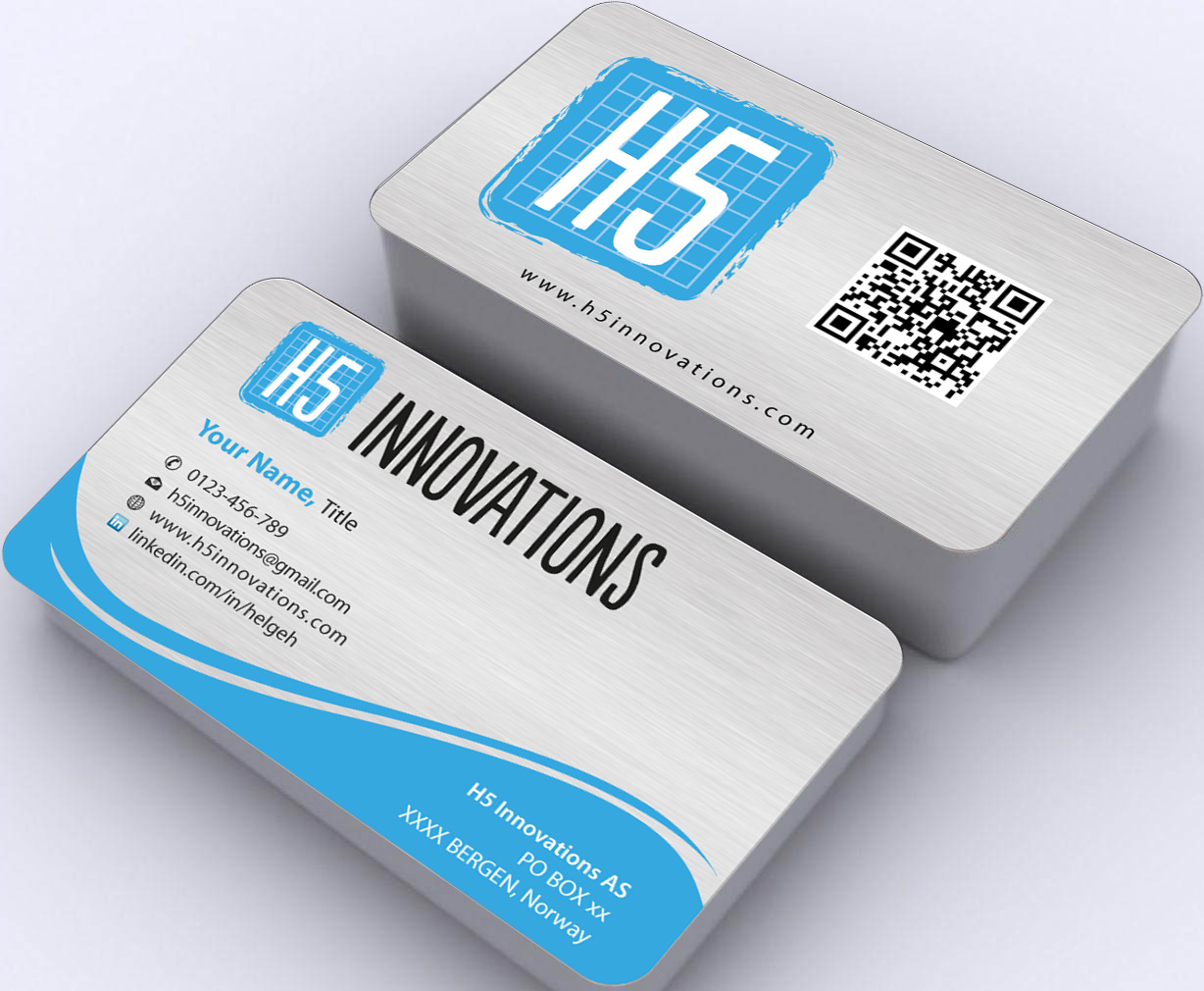 Business Card Design by Sbss for H5 Innovations | Design #1681421