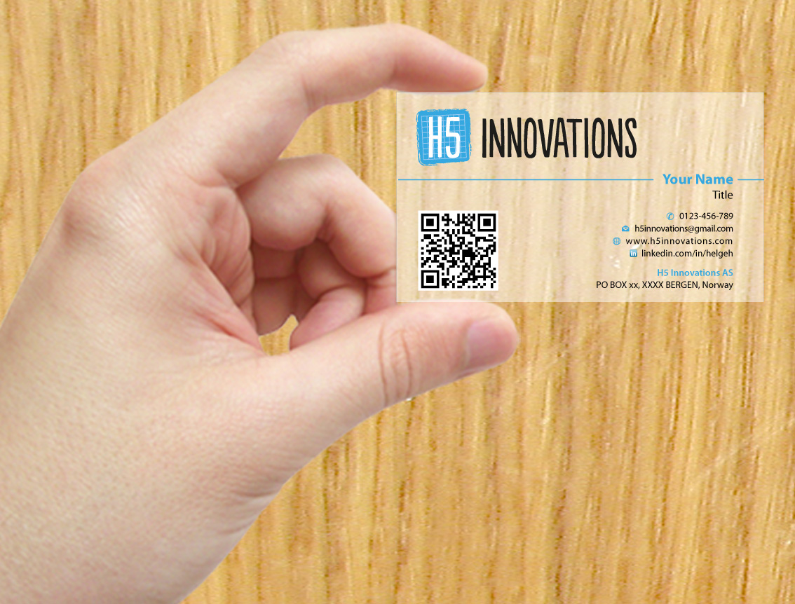 Visitenkarten-Design von Sbss für H5 Innovations | Design #1681425