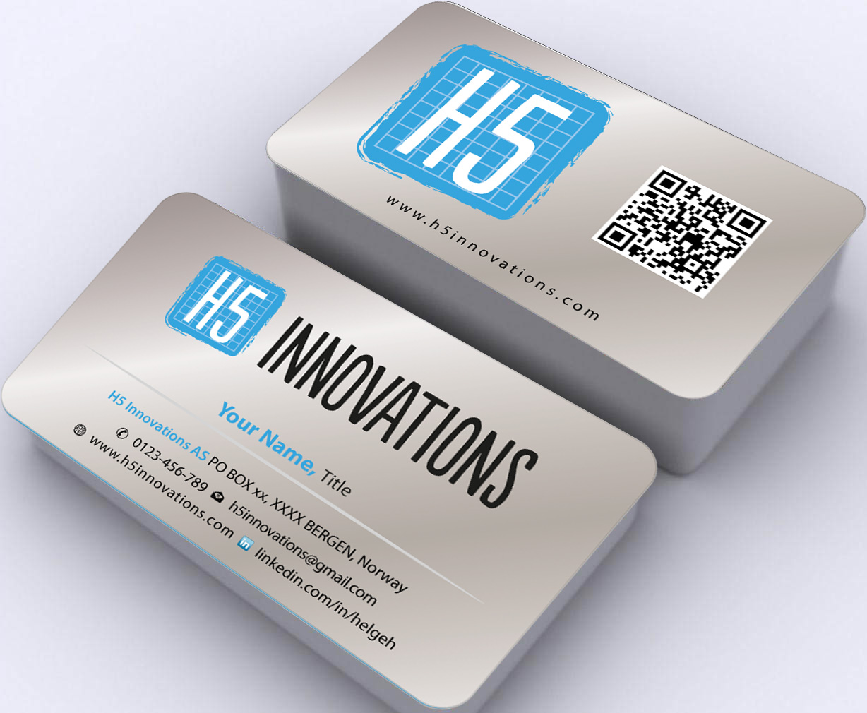 Business Card Design by Sbss for H5 Innovations | Design #1681446