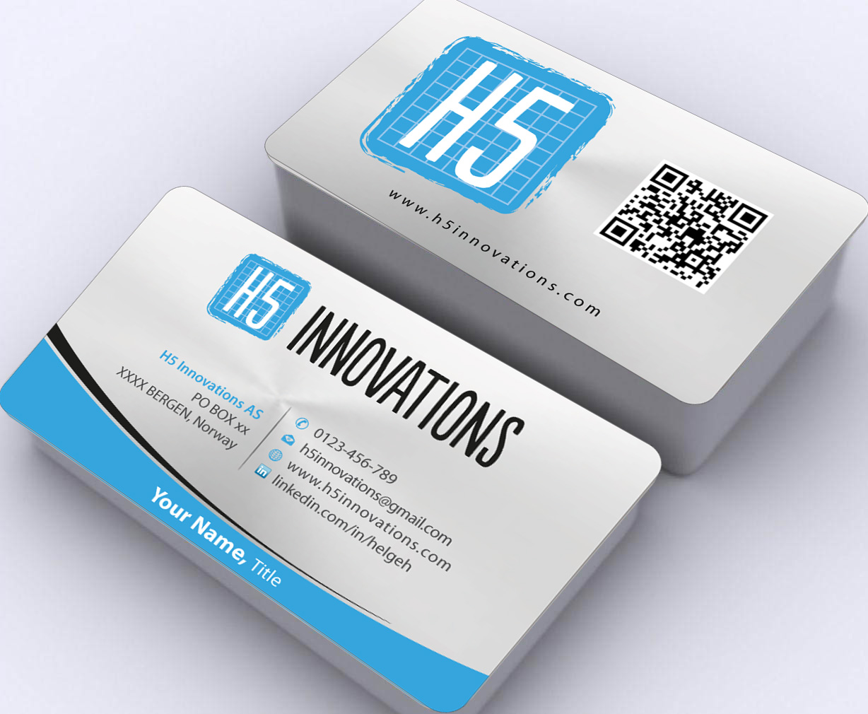 Business Card Design by Sbss for H5 Innovations | Design #1681450