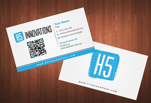 Design de Carte de Visite par Sbss pour H5 Innovations | Design : #1682587