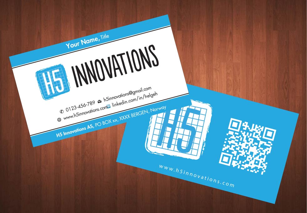 Visitenkarten-Design von Sbss für H5 Innovations | Design #1682602