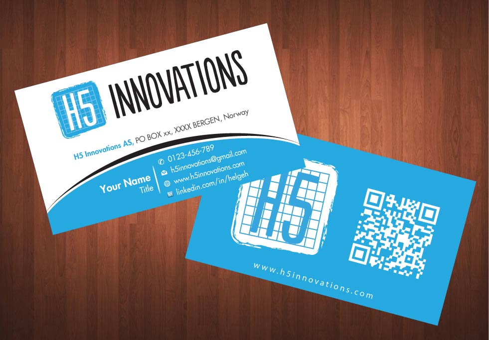 Diseño de Tarjeta de Presentación por Sbss para H5 Innovations | Diseño #1682604