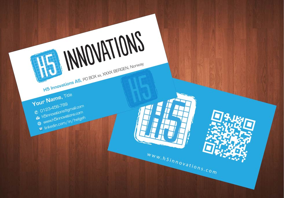 Diseño de Tarjeta de Presentación por Sbss para H5 Innovations | Diseño #1682606