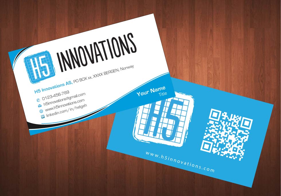 Diseño de Tarjeta de Presentación por Sbss para H5 Innovations | Diseño #1682607