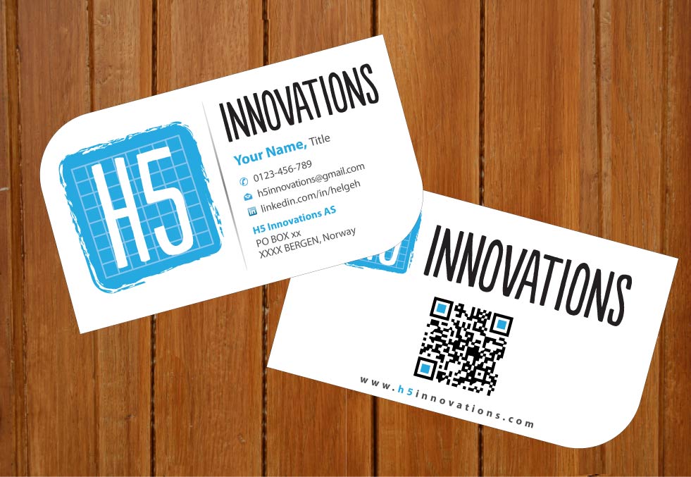 Diseño de Tarjeta de Presentación por Sbss para H5 Innovations | Diseño #1682623