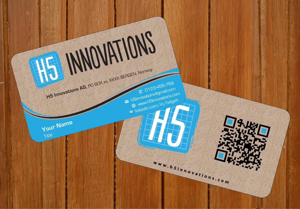 Visitenkarten-Design von Sbss für H5 Innovations | Design #1682641