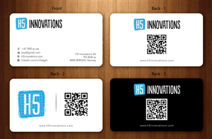 Diseño de Tarjeta de Presentación por Sbss para H5 Innovations | Diseño: #1682720