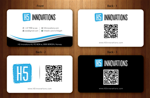 Diseño de Tarjeta de Presentación por Sbss para H5 Innovations | Diseño: #1682726