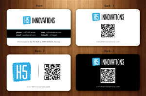 Diseño de Tarjeta de Presentación por Sbss para H5 Innovations | Diseño: #1682730