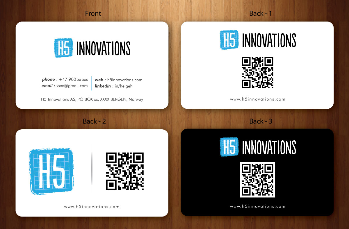 Business Card Design by Sbss for H5 Innovations | Design #1682741