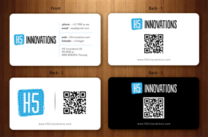 Diseño de Tarjeta de Presentación por Sbss para H5 Innovations | Diseño: #1682743