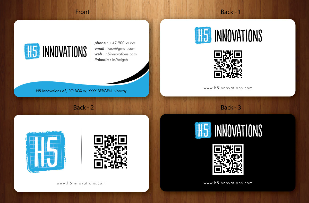 Business Card Design by Sbss for H5 Innovations | Design #1682745