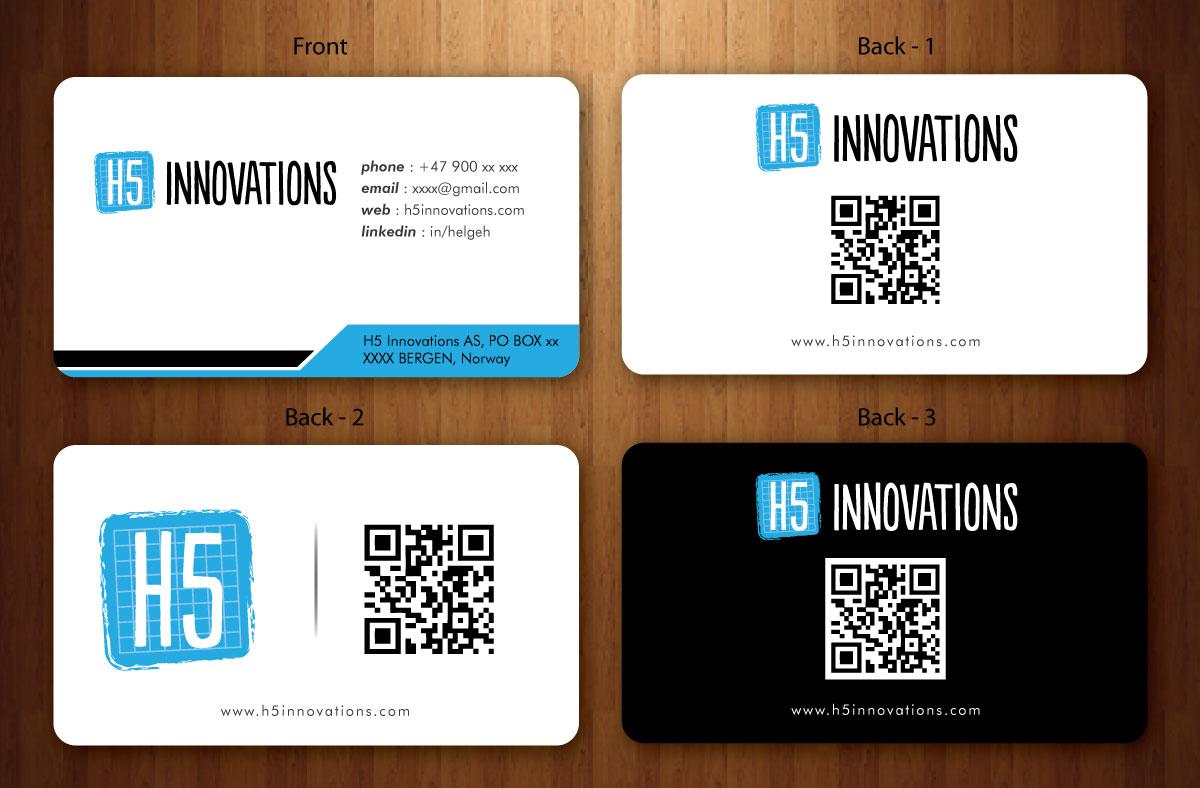 Business Card Design by Sbss for H5 Innovations | Design #1682746