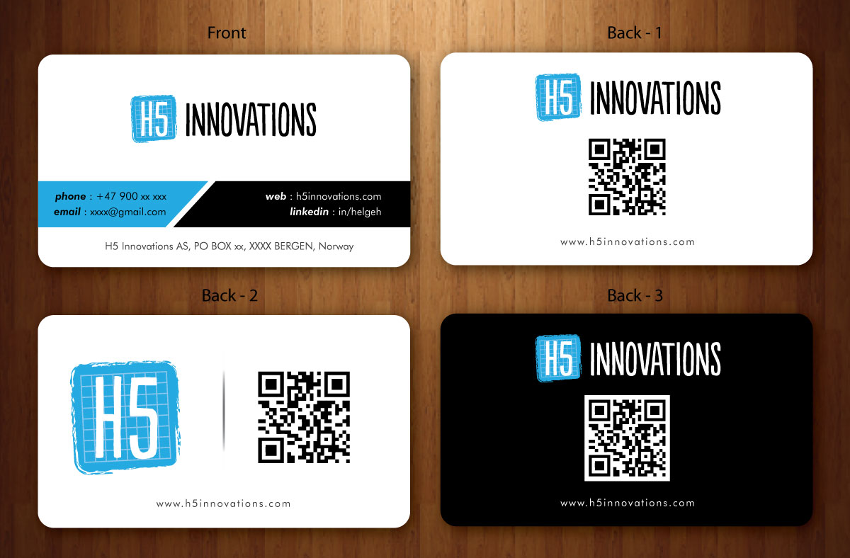 Business Card Design by Sbss for H5 Innovations | Design #1682753