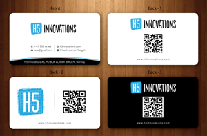 Diseño de Tarjeta de Presentación por Sbss para H5 Innovations | Diseño: #1682760