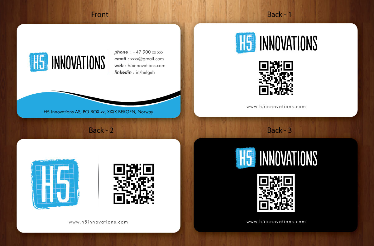 Business Card Design by Sbss for H5 Innovations | Design #1682764