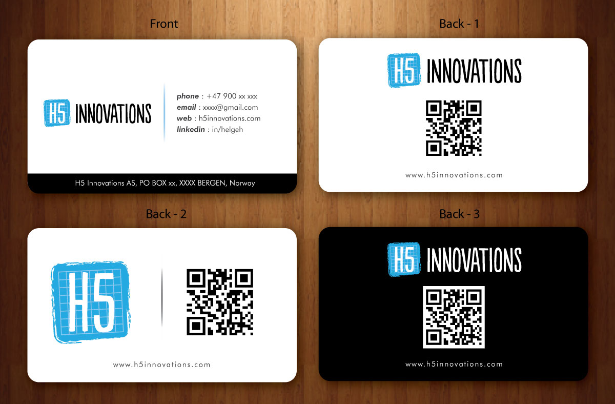 Business Card Design by Sbss for H5 Innovations | Design #1682772