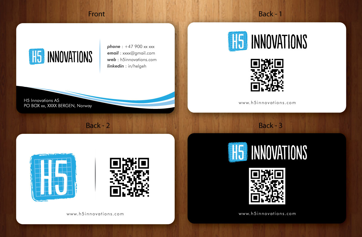 Business Card Design by Sbss for H5 Innovations | Design #1682774